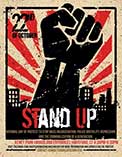 Stand Up Event Poster