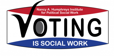 Voting is Social Work logo