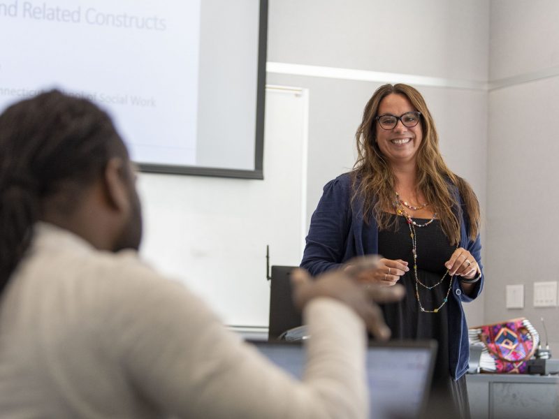 Associate Professor Cristina Wilson with PhD students