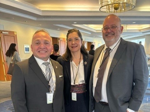 Summit_LWR-3 Professor Lisa Werkmeister Rozas with co-organizers of the first Latino and Puerto Rican Policy Agenda Summit in CT.